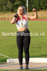 Shot putt, 2021 North East Grand Prix 5, Monkton, Wednesday, July 21st. Photo: David T. Hewitson/Sports for All Pics